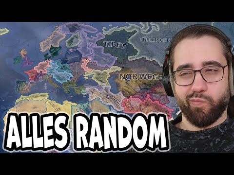 Hearts of Iron 4 aber ALLE Länder (und Ressourcen) spawnen an RANDOM plätzen!
