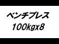 秘策はウォームアップにあり!ベンチプレス100kgx8リベンジ!最大のパフォーマンスを発揮させるウォームアップ方