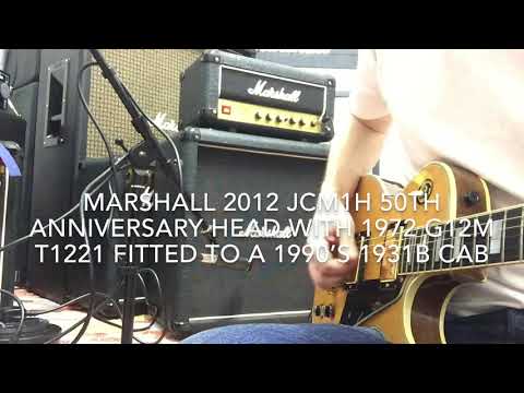 Marshall 2012 JCM1H 50th Anniversary Head with 1972 Celestion G12M T1221