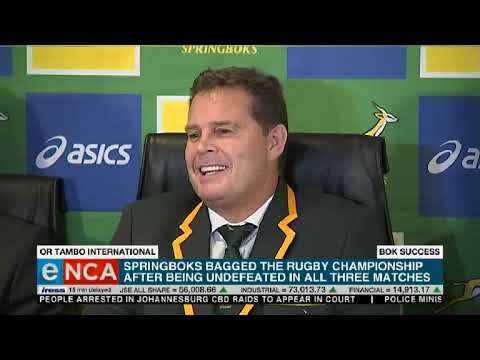 Bok coach on his team's success