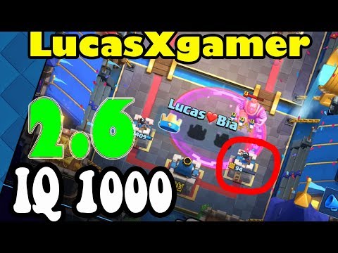 🔥 IQ1000 👈Hog Cycle 2.6 LucasXgamer 6500+ Gameplays - Clash Royale