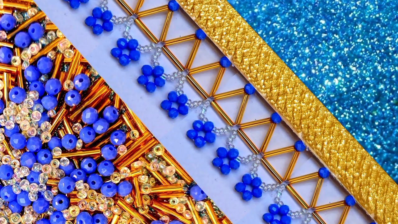 Teaching modern and classic embroidery#diy 💙💫💙