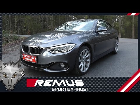 BMW 428i F32 with REMUS sport exhaust system
