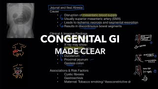 GI Embryology Explained: High-Yield Congenital GI Conditions