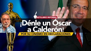 Defiende Felipe Calderón a García Luna Productions, ¡merece premio!: Jorge Meléndez