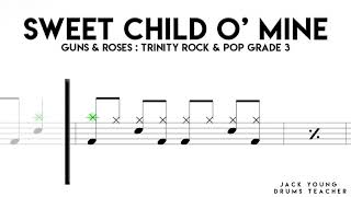 Download lagu Sweet Child O Mine   Trinity Rock & Pop Drums Grade 3 mp3