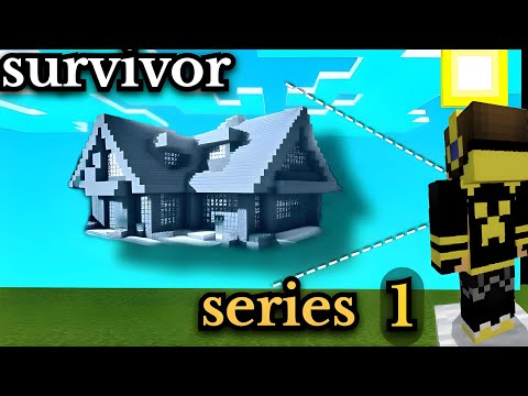 Insane Minecraft PE Survival Series EP-1 in Hindi 1.21 | Op Survival House