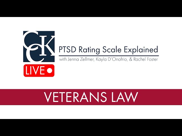 PTSD Rating Scale for VA Disability Claims Explained