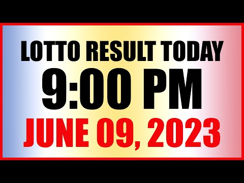 Lotto Result Today 9pm Draw June 9, 2023 Swertres Ez2 Pcso
