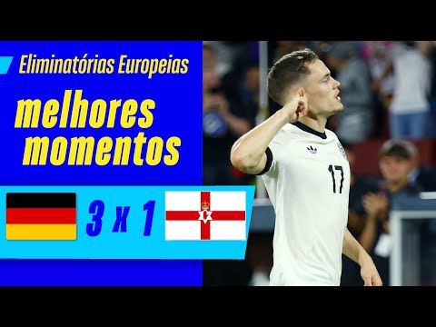 Gols e lances de Alemanha x Irlanda do Norte