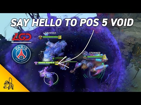 The Weirdest Hard Support of 7.30b (PSG.LGD's New Tech - ESL One Fall Dota Tournament Highlights)