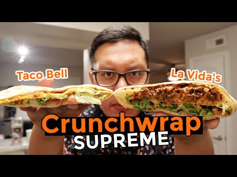 How To Make A THICC Homemade Taco Bell Crunchwrap Supreme COPYCAT RECIPE. SO MUCH BETTER 🔥🔥