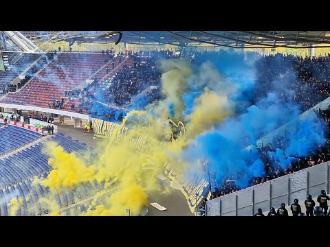 05.11.2023 Hannover 96 - Eintracht Braunschweig 2:0, Pyro & Support