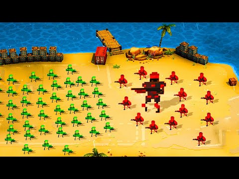 Intense BOSS FIGHT in this NEW Tug of War Battle Simulator! - Warpips