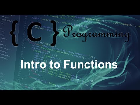 C programming Tutorial – 11 – Intro to Functions