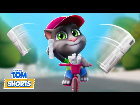 Tom's First Job 💪😮‍💨 Talking Tom Shorts (S3 Episode 18)