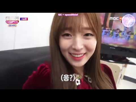 [ENG SUB] 180130 Show Champion Behind - Oh My Girl cut