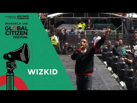 Wizkid Performs “Soco” | Global Citizen Festival: Mandela 100