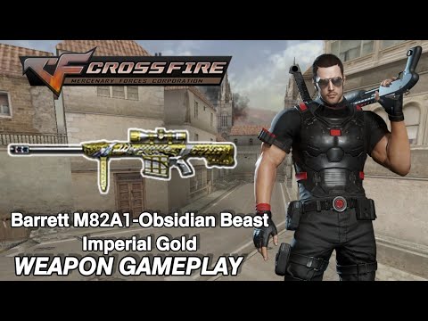 Crossfire Philippines 2.0 - Barrett M82A1 Obsidian Beast Imperial Gold "407 Kills" (HMX)