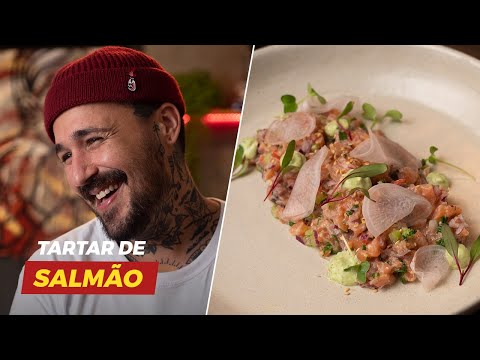 Receita simples pra impressionar | Tartar de Salmão | Léo Abreu