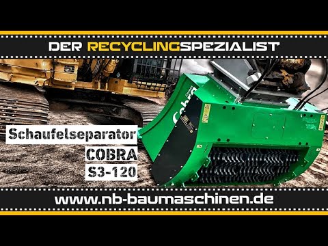 COBRA S 3-120 | Schaufelseparator | Siebschaufel | Sieblöffel