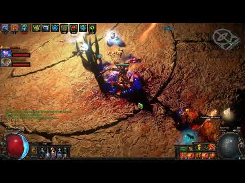 Path of Exile 3.19 3.6k Dex stacking Inq siege ballista 3man Uber Searing