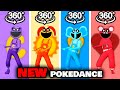 360° VR POKEDANCE SMILING CRITTERS | Original and NEW Parody in Minecraft vs Cartoon world