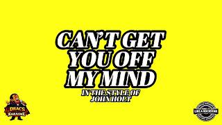 Download lagu John Holt - Can't Get You Off My Mind I Reggae Karaoke I Dracs Caribbean Karaoke Version mp3