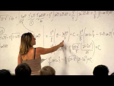 Math 2B. Calculus. Lecture 12. Trigonometric Substitution