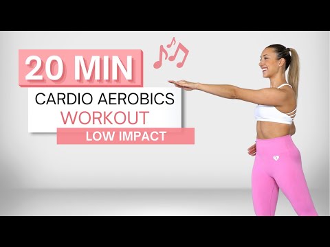 20 min CARDIO AEROBICS WORKOUT | To The Beat ♫ | All Standing | Low Impact | No Squats