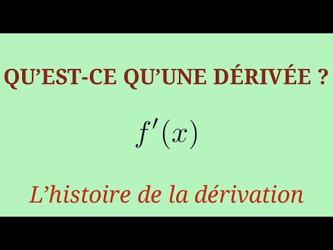 𝗤𝗨’𝗘𝗦𝗧-𝗖𝗘 𝗤𝗨’𝗨𝗡𝗘 𝗗𝗘́𝗥𝗜𝗩𝗘́𝗘 ?  – 𝗟’𝗵𝗶𝘀𝘁𝗼𝗶𝗿𝗲 𝗱𝗲 𝗹𝗮 𝗱𝗲́𝗿𝗶𝘃𝗮𝘁𝗶𝗼𝗻 𝗲𝘅𝗽𝗹𝗶𝗾𝘂𝗲́𝗲 𝘀𝗶𝗺𝗽𝗹𝗲𝗺𝗲𝗻𝘁 (𝟭𝗲𝗿 - 𝗧𝗹𝗲)