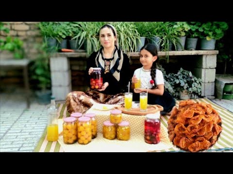 5 apricot tutorials in one video: natural apricot leaves, jam and syrup, compote, and apricot mojito