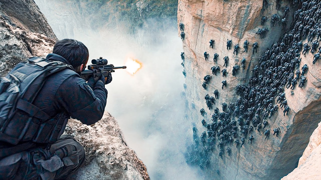 Guards Realize They Are Shooting Mutated Humans Escaping From a Secret Lab in The Gorge