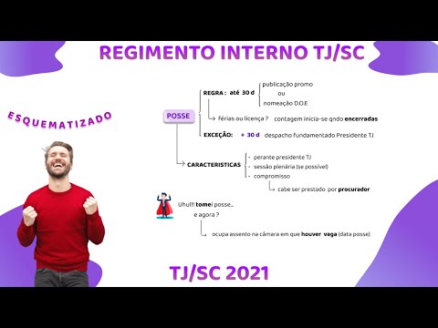 Regimento interno do TJ SC esquematizado  (parte 3)