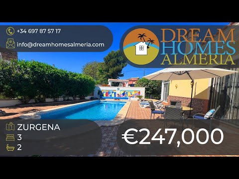 Bargain 3 bed 2 bath villa in none estate location Zurgena