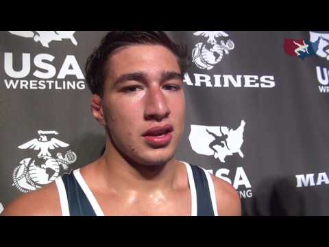 Robert Kanniard (NJ), 2017 Cadet Freestyle Nationals champion at 160 lbs.