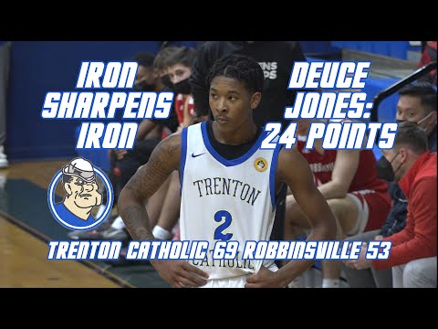 Trenton Catholic 69 Robbinsville 53 | Boys Basketball Highlights