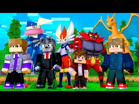 Minecraft - Pokemon Geração #3 - NOVOS POKÉMON INICIAIS DE ALOLA VS GALAR VS KANTO VS KALOS!!