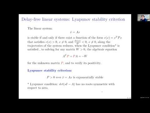 Time Delay Systems Webinar - Sabine Mondie - 2022 June 17