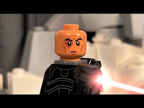 Lego Crosshair kills Lieutenant Nolan | Stop Motion