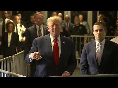 VIDEO | Donald Trump dismisses the charges against him as “not a crime”