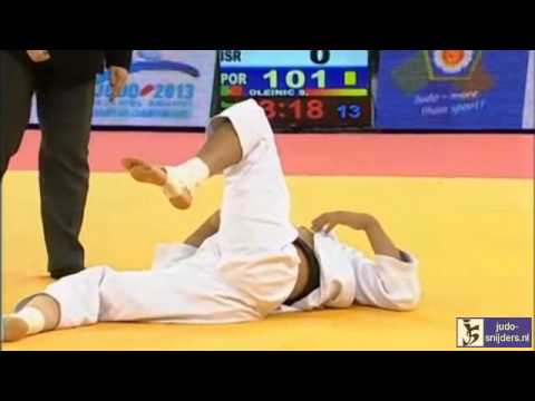Judo 2013 European Championships Budapest: Pollack (ISR) - Oleinic (POR) [-66kg]