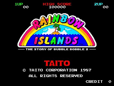 Arcade Longplay [631] Rainbow Islands: The Story of Bubble Bobble II (US)