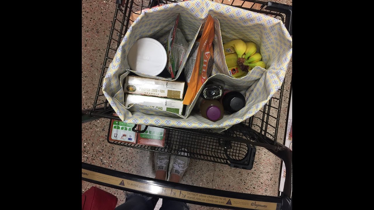 How to sew the Ultimate Reusable Grocery Shopping Tote Bag