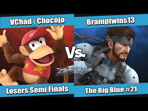 The Big Blue #22 Losers Semi Finals - VChad | Chocojo (Diddy Kong) vs Bramptwins13 (Snake)