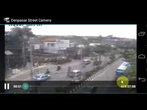 Denpasar Street Camera Video