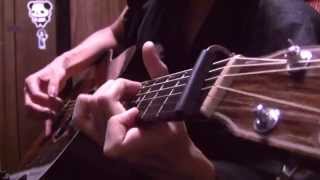 From  to 2 separate guitar sounds!! Really awesome :)（00:02:30 - 00:02:50） - 【TAB】Frozen "Let it go" on guitar by Osamuraisan 【アナと雪の女王】アコギで弾いてみた