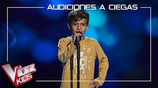 Carlos Prieto canta &#39;No me lo creo&#39; | Audiciones a ciegas | La Voz Kids Antena 3 2021