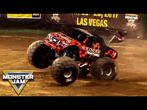 Northern Nightmare Driver Cam McQueen's Corkscrew Backflip | World Finals XVII | Monster Jam