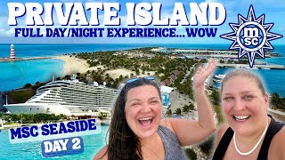 WE WERE SURPRISED! OCEAN CAY DAY 2 | MSC CRUISE LINE'S PRIVATE ISLAND FULL EXPERIENCE FROM DAY-NIGHT